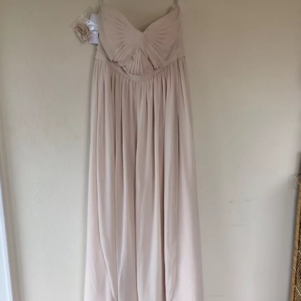 Jenny Yoo Aidan strapless bridesmaid dress